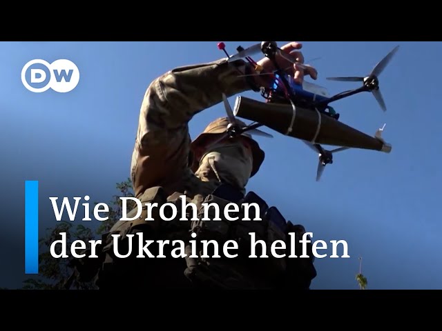 Warum Drohnen für die Ukraine immer wichtiger werden | DW Nachrichten