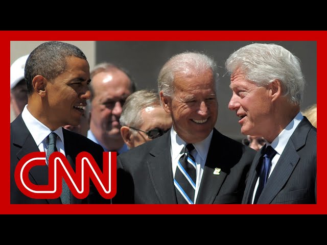 Rare joint appearance of Biden and two predecessors underscores extraordinary moment in US history