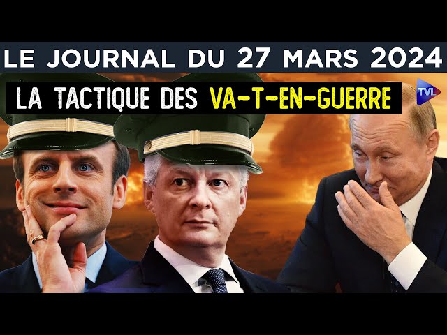 Macron dégaine l’économie de guerre - JT du mercredi 27 mars 2023