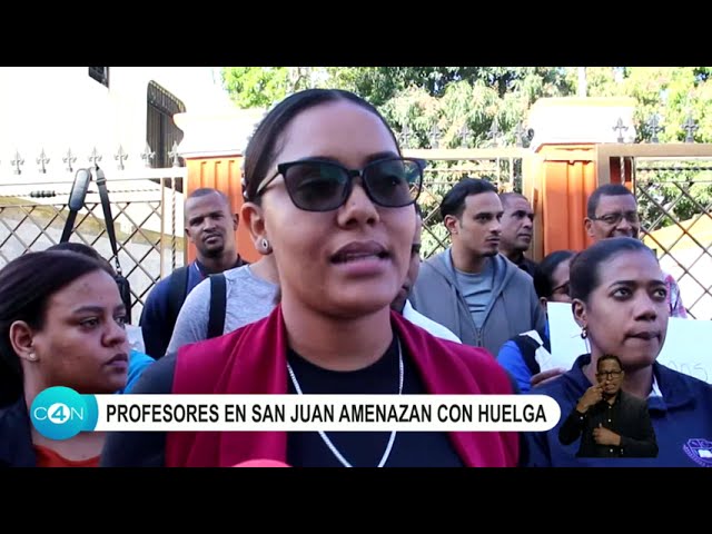 Profesores en San Juan amenazan con huelga