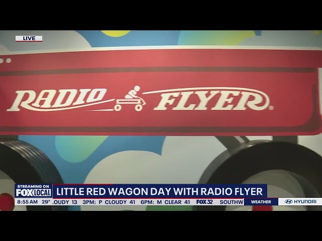 Radio Flyer in Schaumburg is celebrating their 8th annual National Little Red Wagon Day.