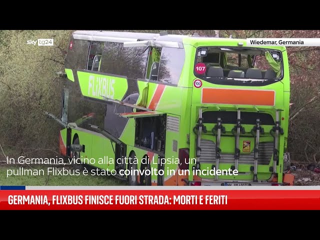 Germania, pullman Flixbus si ribalta: morti e feriti