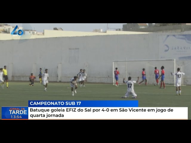 Batuque goleia EFIZ do Sal por 4-0 em São Vicente em jogo de quarta jornada