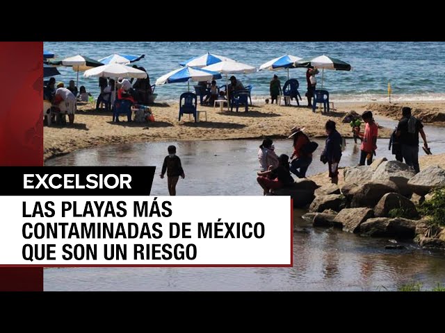 ¿Dónde están las playas mexicanas más contaminas y no aptas para nadar?