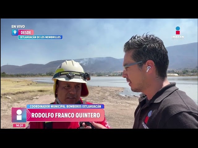 Incendio forestal en Ixtlahuacán de los Membrillos | #ImagenNoticiasGDL con #FabiolaAnaya.