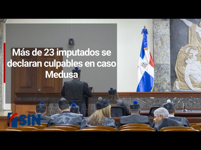 Más de 23 imputados se declaran culpables en caso Medusa