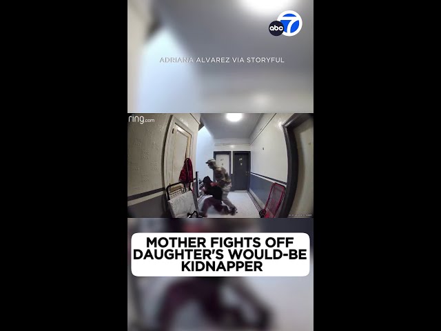 Mother fights off would-be kidnapper trying to abduct daughter