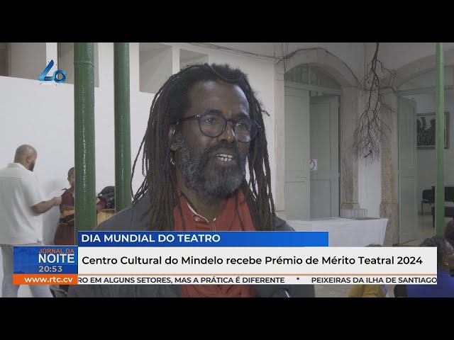 ⁣Centro Cultural do Mindelo recebe Prémio de Mérito Teatral 2024