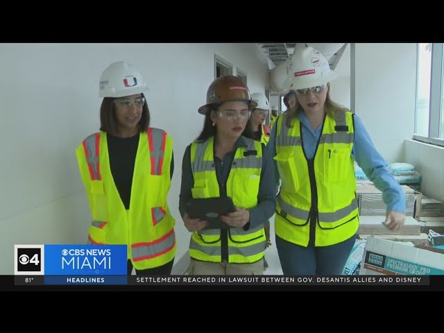 Women leading the way at Doral healthcare construction site