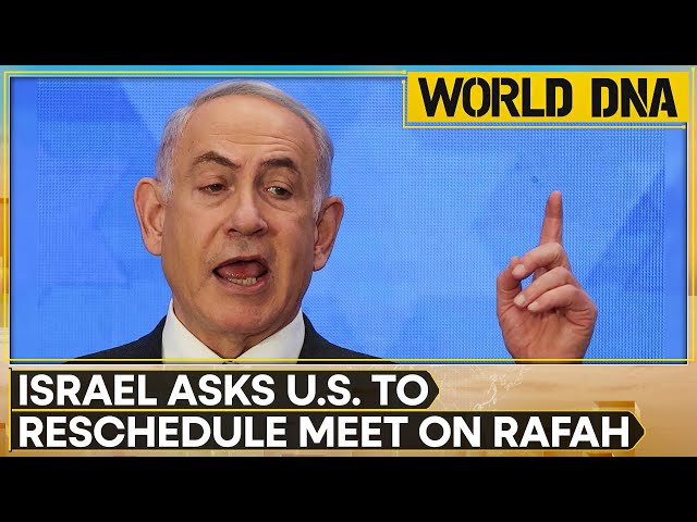 ⁣Israel asks US to reschedule scrapped meeting on Rafah military plans | WION World DNA LIVE