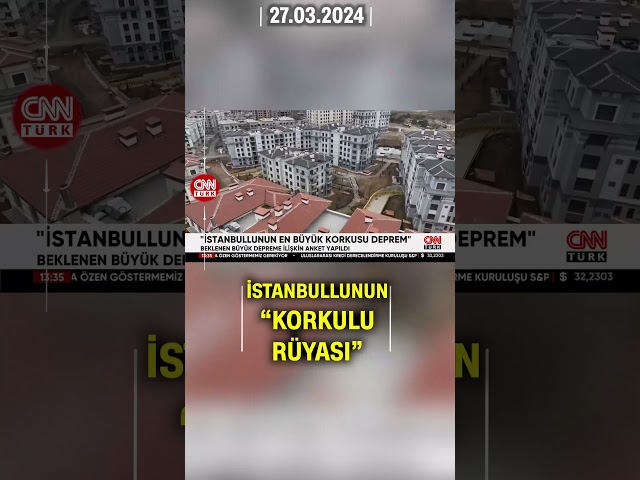 İstanbul'da Yaşayanların En Büyük Korkusu: Deprem #Shorts