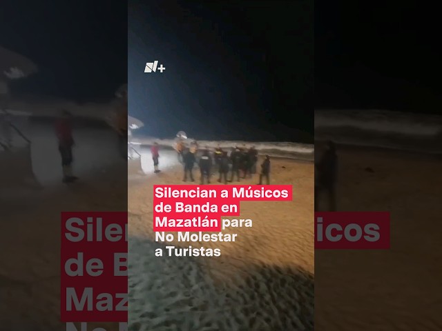 Silencian a música de banda en playas de Mazatlán - N+ #Shorts