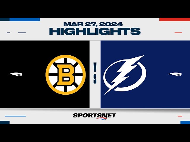 NHL Highlights | Bruins vs. Lightning - March 27, 2024