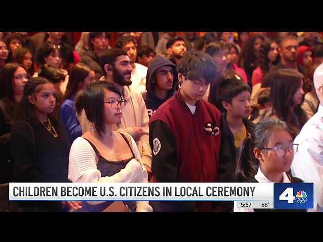 Children become U.S. citizens in local ceremony