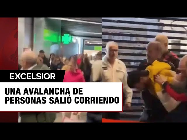 Hombre armado con un hacha provoca estampida en centro comercial de España