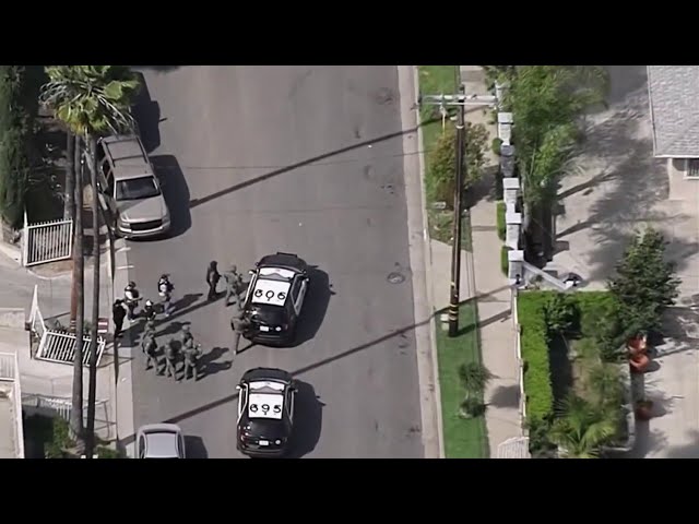 Kidnapping suspect standoff in San Gabriel area
