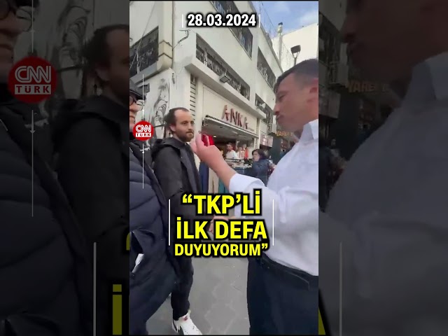 İzmir'de TKP'li Bir Genç, Hamza Dağ'a Oy Vereceğini Söyledi! Hamza Dağ: "TKP