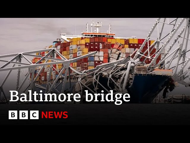 Divers recover bodies in Baltimore bridge collapse waters | BBC News