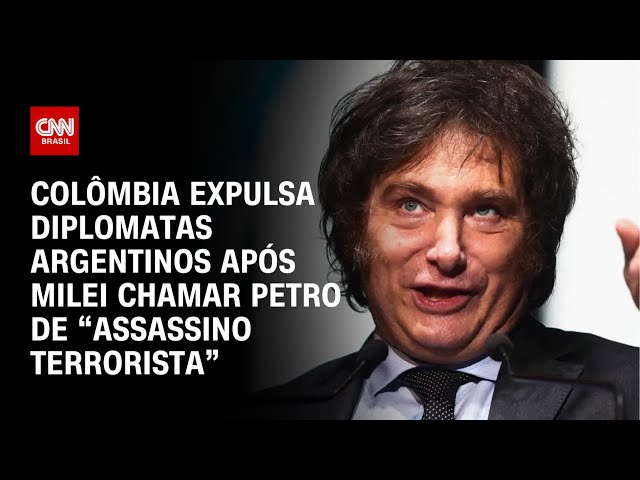 Colômbia expulsa diplomatas argentinos após falas de Milei sobre Petro| CNN NOVO DIA