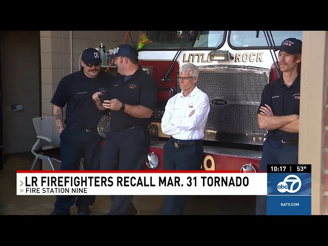 A year after March 31st tornado, Little Rock firefighters share story of resilience, unity