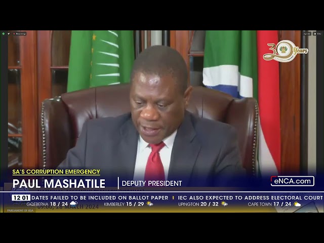It's premature to ask speaker to step down - Mashatile