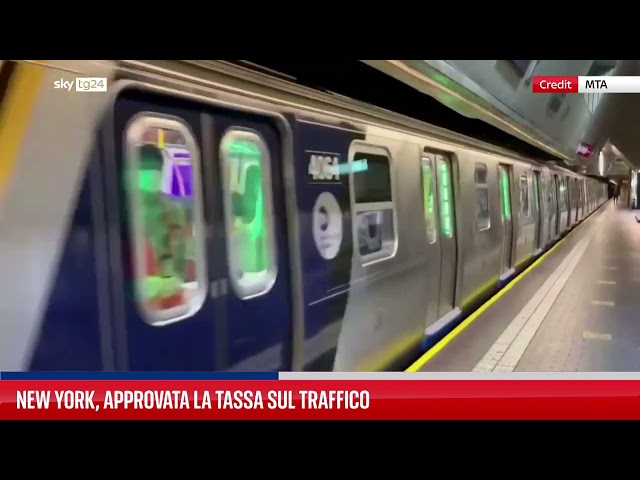 ⁣New York, approvata la tassa sul traffico