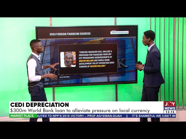 Cedi Depreciation: $300m World Bank loan to alleviate pressure on local currency |Market Place