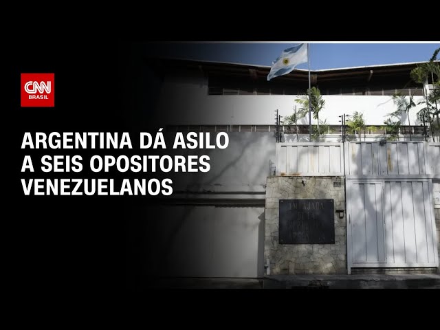 Argentina dá asilo a seis opositores venezuelanos | LIVE CNN