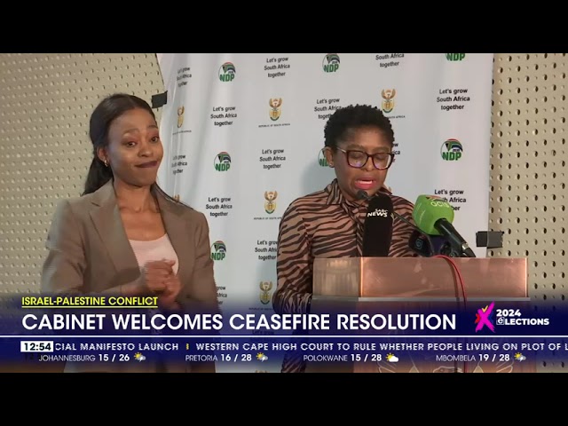 Cabinet welcomes ceasefire resolution