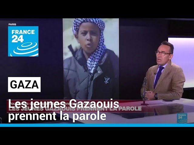Gaza : les jeunes Gazaouis prennent la parole • FRANCE 24
