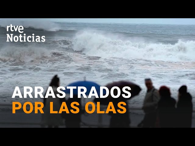 BORRASCA NELSON: DOS PERSONAS MUEREN al CAER al MAR por el FUERTE OLEAJE en ASTURIAS | RTVE