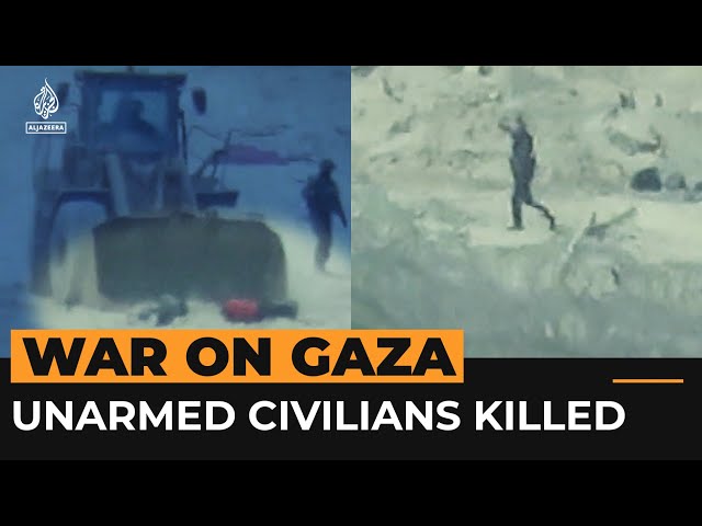 Unarmed Palestinians killed in Gaza