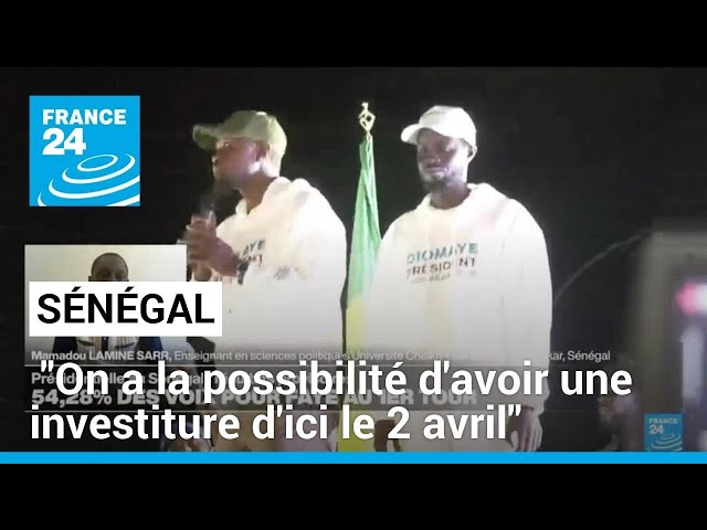 Présidentielle au Sénégal : "On a la possibilité d'avoir une investiture d'ici le 2 a
