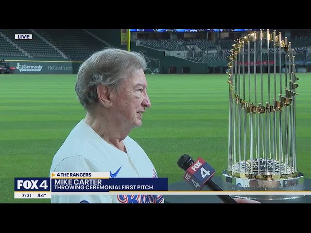 Longtime Rangers fan chosen to throw out first pitch