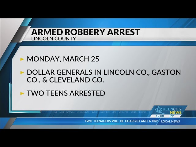 2 teens charged, driver sought in Dollar General robberies