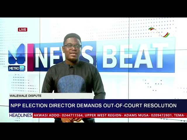 NPP Election Director Demands Out-Of-Court Resolution