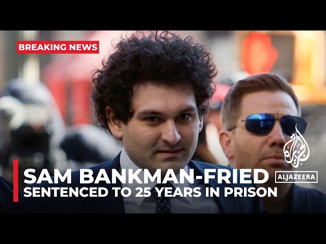 ⁣Sam Bankman-Fried sentenced to 25 years in prison for defrauding FTX