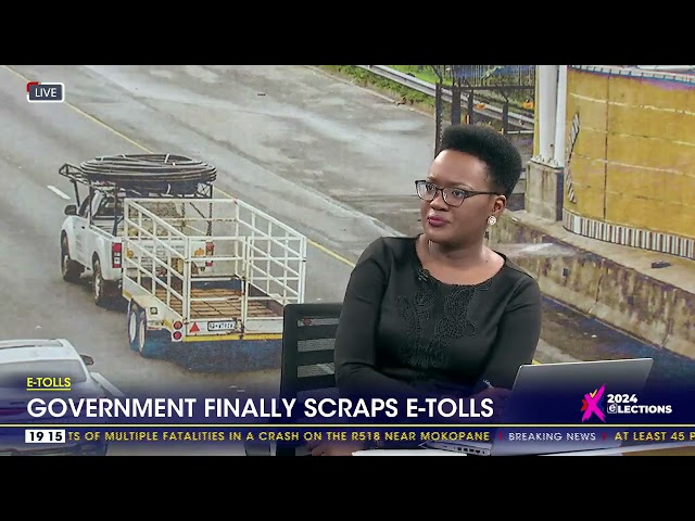 Panyaza Lesufi on e-tolls being scrapped in Gauteng