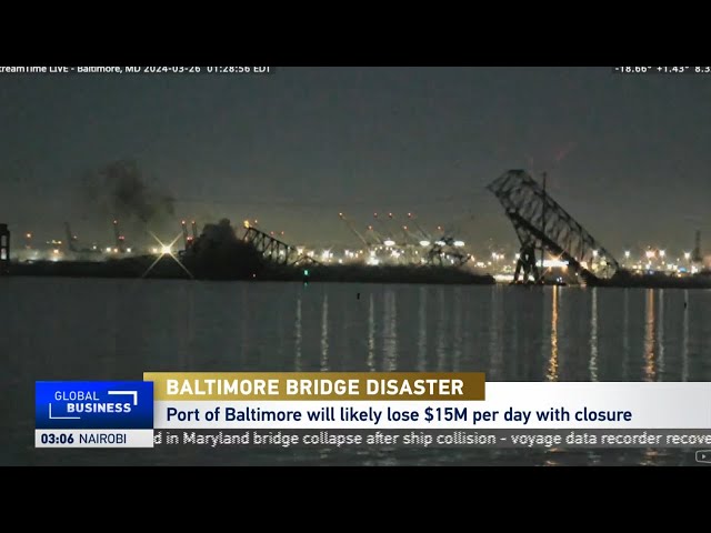 Global Business: Baltimore port closure with potential trade disruptions