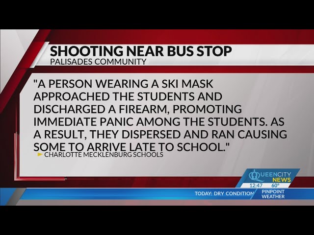 Person wearing ski mask fires shots near students: CMS
