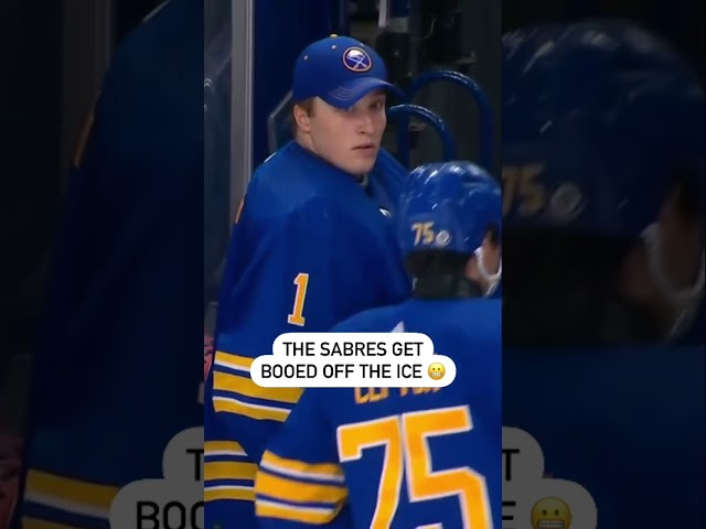 The Sabres Were Booed Off The Ice