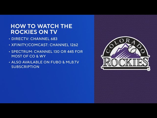 Colorado Rockies fans: Here's where you can watch the game