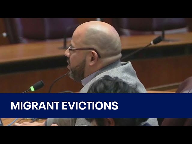 Meeting held in Chicago over migrant evictions