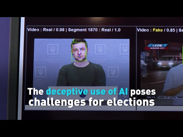 The deceptive use of AI poses challenges for elections