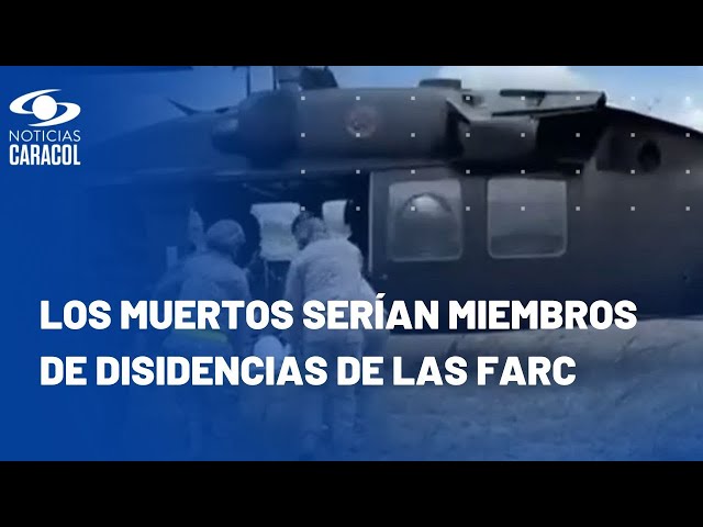 Cinco muertos y una menor herida dejan combates entre disidencias de las FARC y Ejército en Argelia