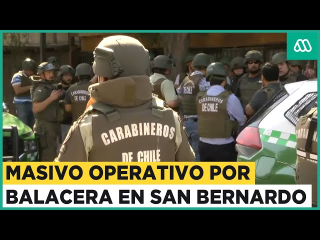 Persona pierde la vida en balacera: Despliegue policial en San Bernardo