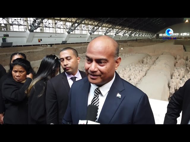 GLOBALink | All my life I have been dreaming to come to Xi'an: Nauruan president