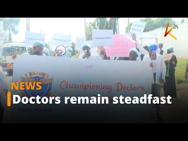Medics maintain that they will not resume duties