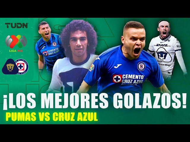 ¡RIVALIDAD AÑEJA!  Los MEJORES GOLAZOS del Pumas vs Cruz Azul | TUDN