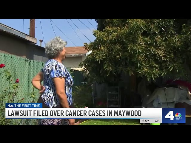 ⁣Maywood residents file lawsuit against a company over cancer cases